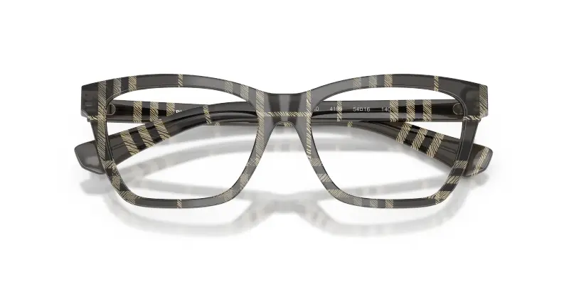 Donna BE2440 4199 Montature da vista Acetato Grigio Trasparente Squadrata Normale miniatura 2