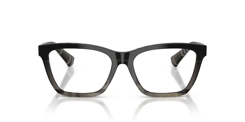 Donna BE2440 4200 Montature da vista Acetato Grigio Trasparente Squadrata Normale miniatura 3