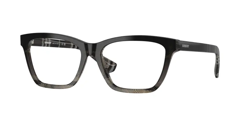 Donna BE2440 4200 Montature da vista Acetato Grigio Trasparente Squadrata Normale