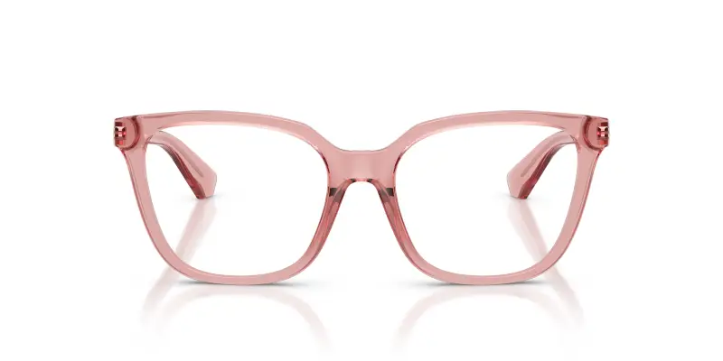 Donna BE2441U 4196 Montature da vista Iniettato Rosa Trasparente Squadrata Normale miniatura 3