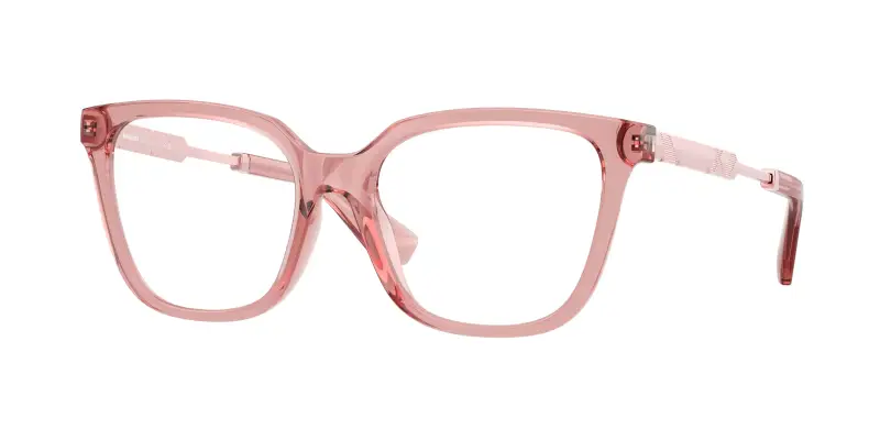 Donna BE2441U 4196 Montature da vista Iniettato Rosa Trasparente Squadrata Normale