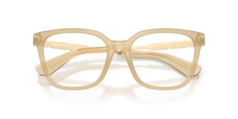 Donna BE2441U 4198 Montature da vista Iniettato Giallo Trasparente Squadrata Normale miniatura 2