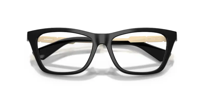 Donna BE2442U 3001 Montature da vista Iniettato Nero Trasparente Squadrata Normale miniatura 2