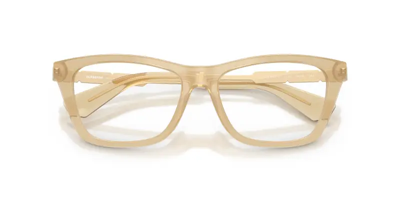 Donna BE2442U 4198 Montature da vista Iniettato Giallo Trasparente Squadrata Normale miniatura 2