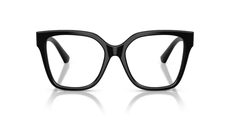 Donna BE2443 3001 Montature da vista Acetato Nero Trasparente Squadrata Normale miniatura 3