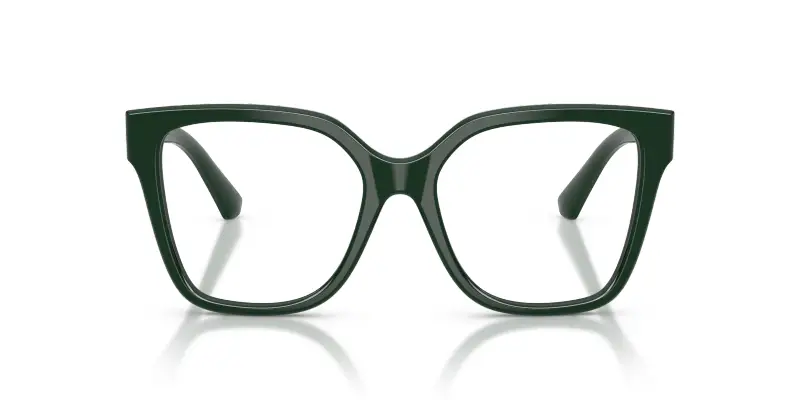 Donna BE2443 4203 Montature da vista Acetato Verde Trasparente Squadrata Normale miniatura 3