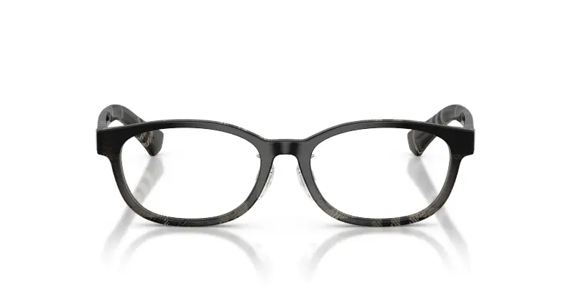 Donna BE2447D 4200 Montature da vista Acetato Grigio Trasparente Rotonda Normale miniatura 3