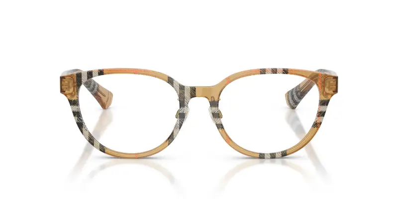 Donna BE2448D 4163 Montature da vista Acetato Marrone Trasparente Pantos Normale miniatura 3