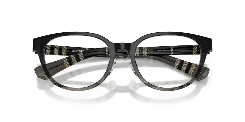 Donna BE2448D 4200 Montature da vista Acetato Grigio Trasparente Pantos Normale miniatura 2