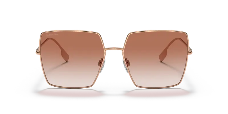 Burberry Occhiali da sole Donna Oro Rosa 856038 miniatura 2