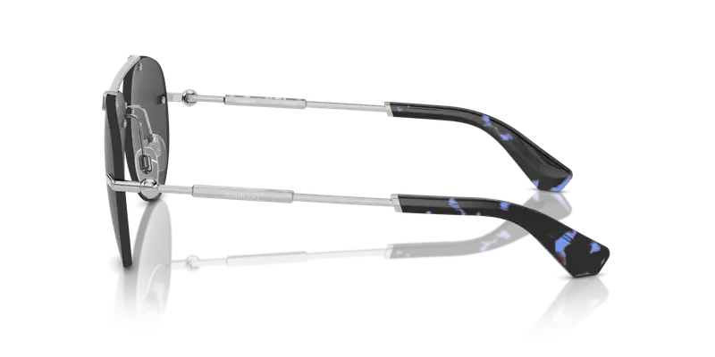 Burberry Occhiali da sole Donna Argento 836479 miniatura 3