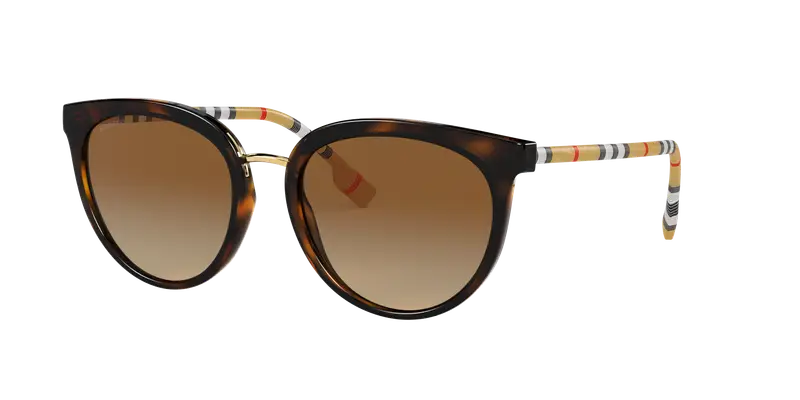 Burberry Occhiali da sole Donna Marrone 855009