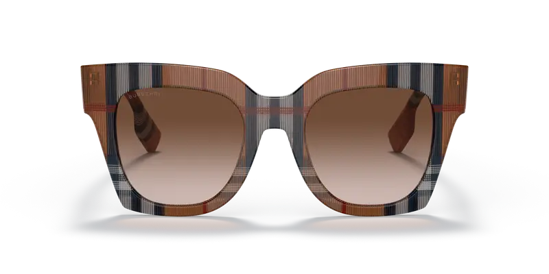 Burberry Occhiali da sole Donna Marrone 856028 miniatura 2