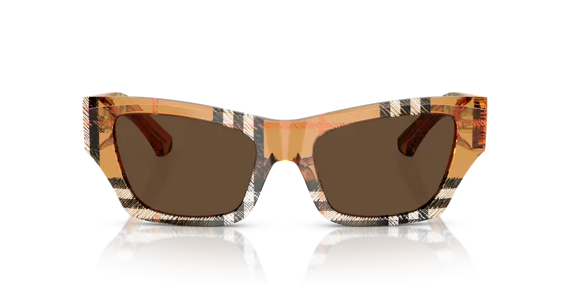 Burberry Occhiali da sole Donna Marrone 837257 miniatura 2