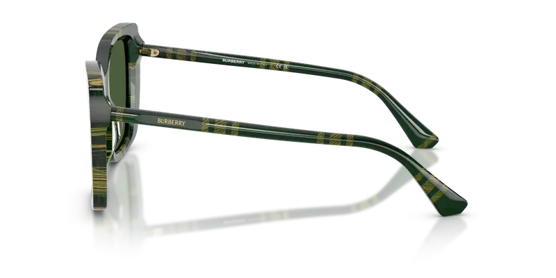 Burberry Occhiali da sole Donna Verde 846309 miniatura 3