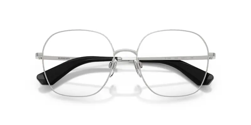 Donna Burberry BE1399 1005 Montature da vista Metallo Argento Trasparente Squadrata Normale miniatura 2