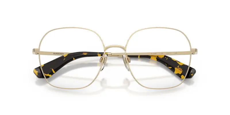 Donna Burberry BE1399 1109 Montature da vista Metallo Oro Trasparente Squadrata Normale miniatura 2