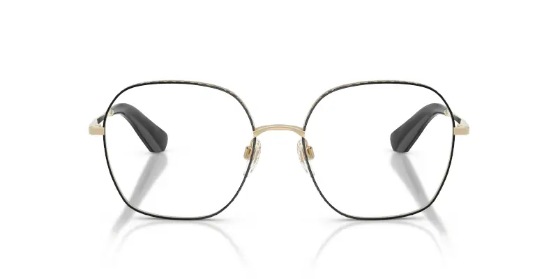 Donna Burberry BE1399 1326 Montature da vista Metallo Nero Trasparente Squadrata Normale miniatura 3