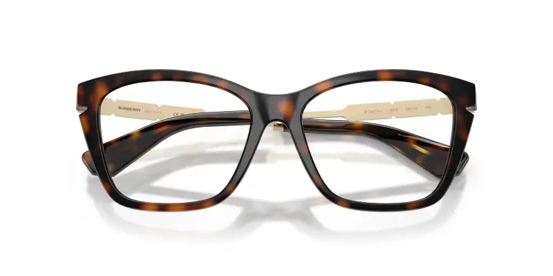 Donna Burberry BE2427U 3002 Montature da vista Iniettato Marrone Trasparente Cat Eye Normale miniatura 2