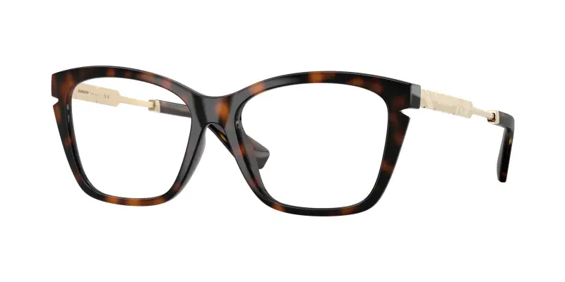 Donna Burberry BE2427U 3002 Montature da vista Iniettato Marrone Trasparente Cat Eye Normale