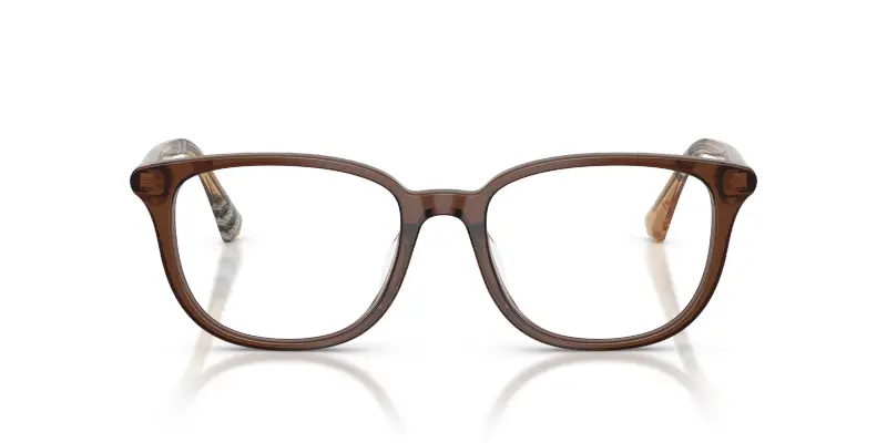 Donna Burberry BE2434D 4243 Montature da vista Acetato Marrone Trasparente Squadrata Normale miniatura 3