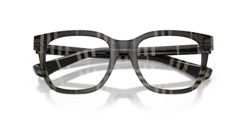 Donna Burberry BE2455 4199 Montature da vista Acetato Grigio Trasparente Squadrata Normale miniatura 2