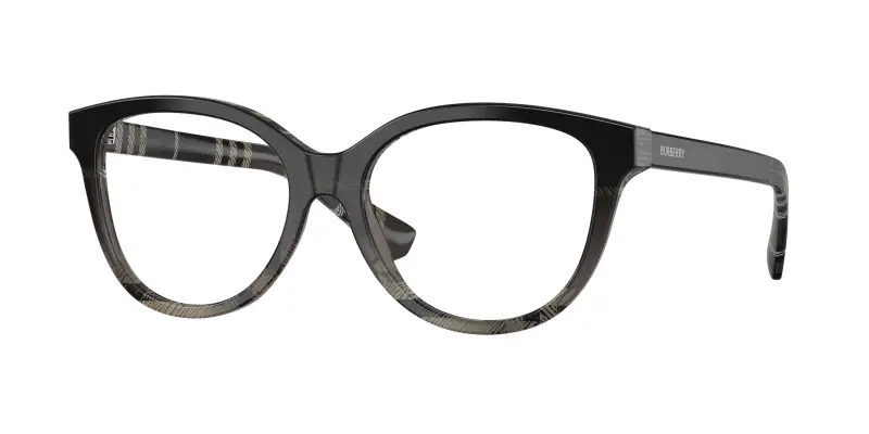 Donna Burberry BE2456 4200 Montature da vista Acetato Grigio Trasparente Cat Eye Normale