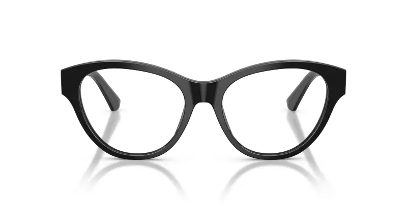 Donna Burberry BE2458 3001 Montature da vista Acetato Nero Trasparente Cat Eye Normale miniatura 3