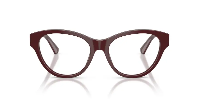 Donna Burberry BE2458 4119 Montature da vista Acetato Rosso Trasparente Cat Eye Normale miniatura 3