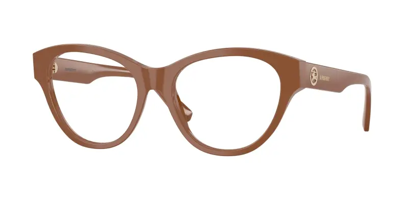 Donna Burberry BE2458 4222 Montature da vista Acetato Marrone Trasparente Cat Eye Normale