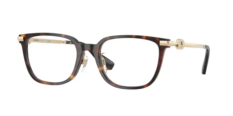 Donna Burberry BE2459D 3002 Montature da vista Acetato Marrone Trasparente Squadrata Normale