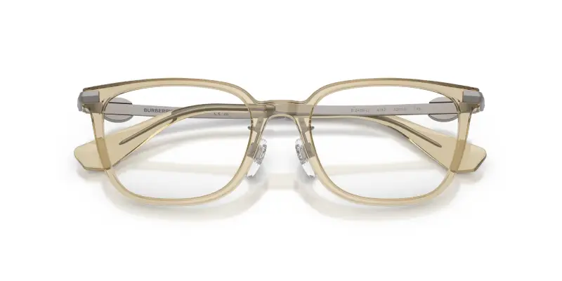 Donna Burberry BE2459D 4247 Montature da vista Acetato Beige Trasparente Squadrata Normale miniatura 2