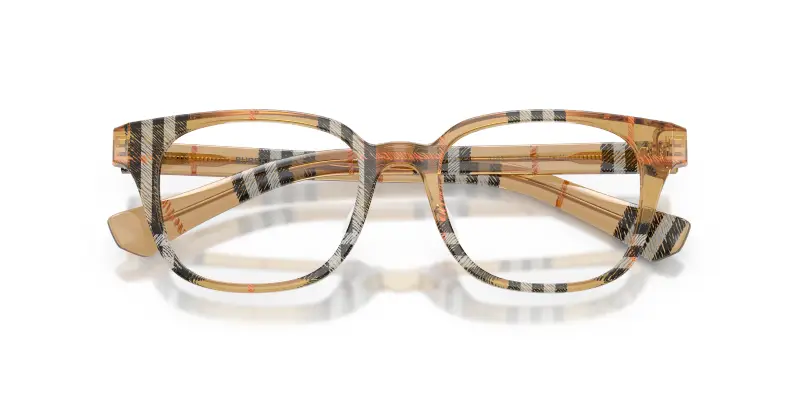 Donna Burberry BE2462D 4163 Montature da vista Acetato Marrone Trasparente Squadrata Normale miniatura 2