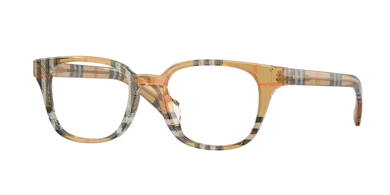 Donna Burberry BE2462D 4163 Montature da vista Acetato Marrone Trasparente Squadrata Normale