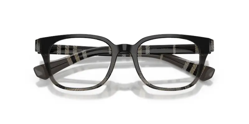 Donna Burberry BE2462D 4200 Montature da vista Acetato Grigio Trasparente Squadrata Normale miniatura 2