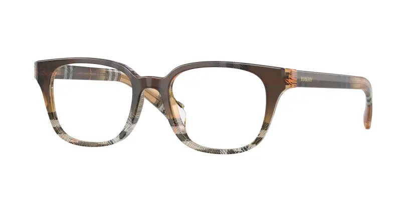 Donna Burberry BE2462D 4202 Montature da vista Acetato Marrone Trasparente Squadrata Normale