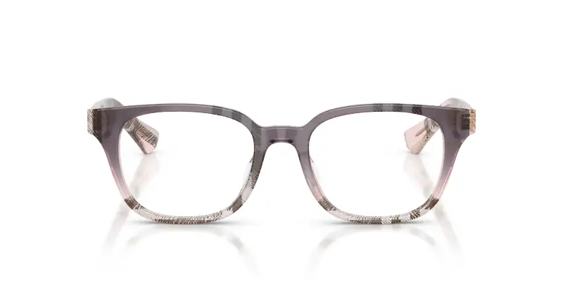 Donna Burberry BE2462D 4220 Montature da vista Acetato Rosa Trasparente Squadrata Normale miniatura 3