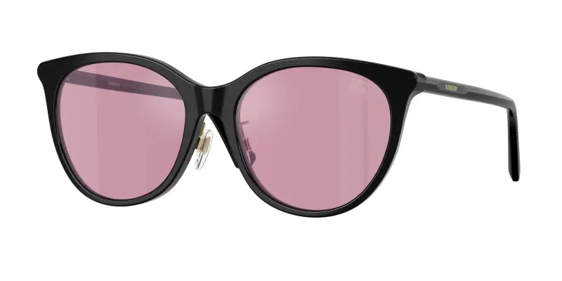 Donna Burberry BE4464D 300130 Occhiali da sole Acetato Nero Rosa Pantos Normale