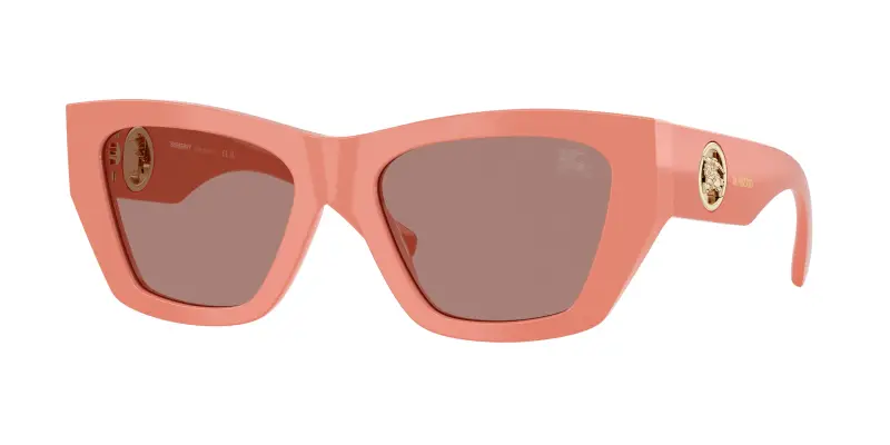 Donna Burberry BE4492 421973 Occhiali da sole Acetato Rosa Marrone Cat Eye Normale