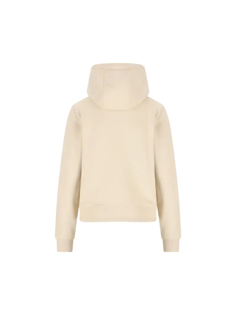 Felpa In Cotone BEIGE miniatura 2