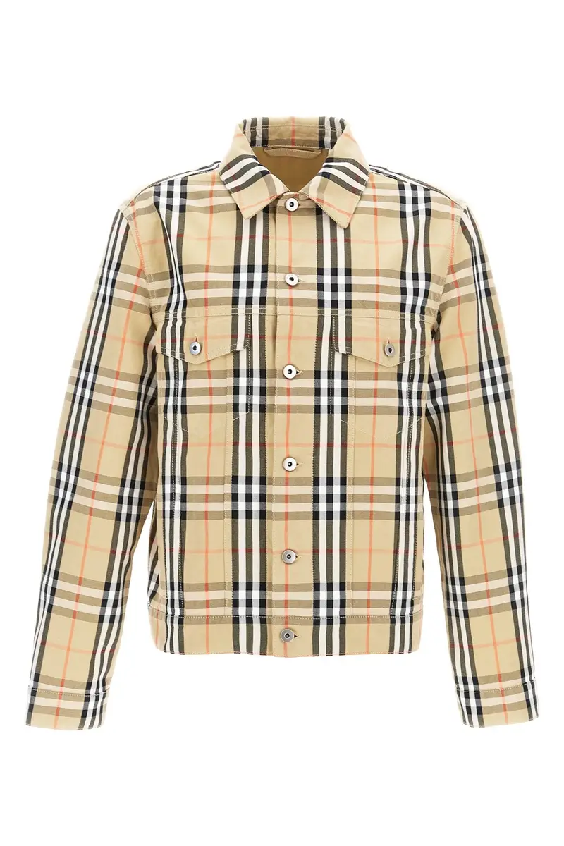 Giacca Check Beige