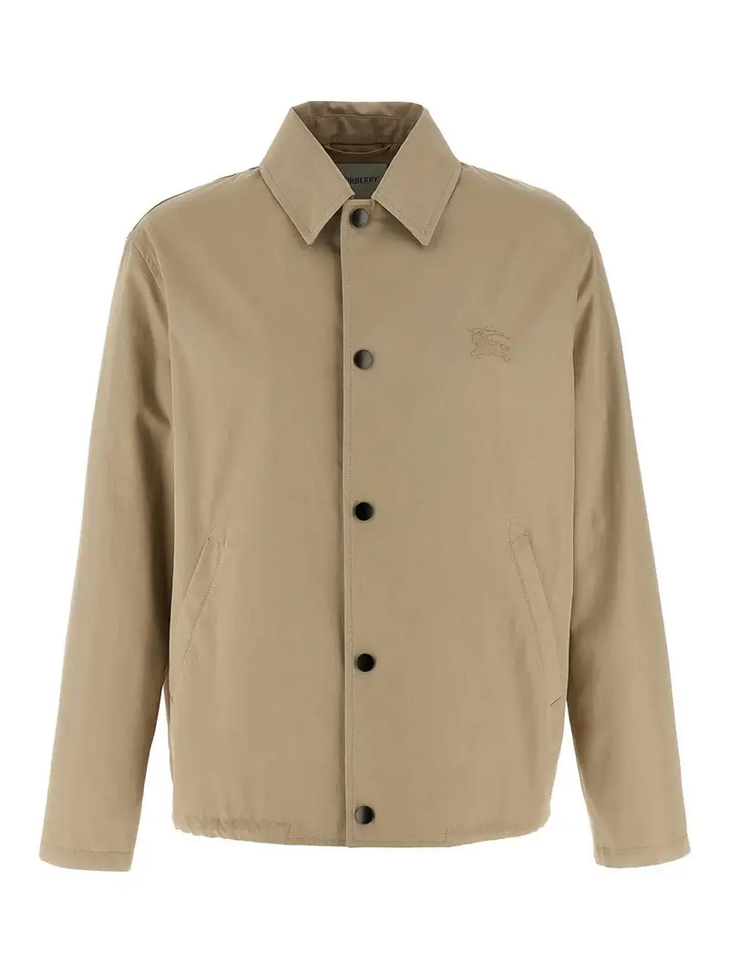 Giacca di gabardina Beige