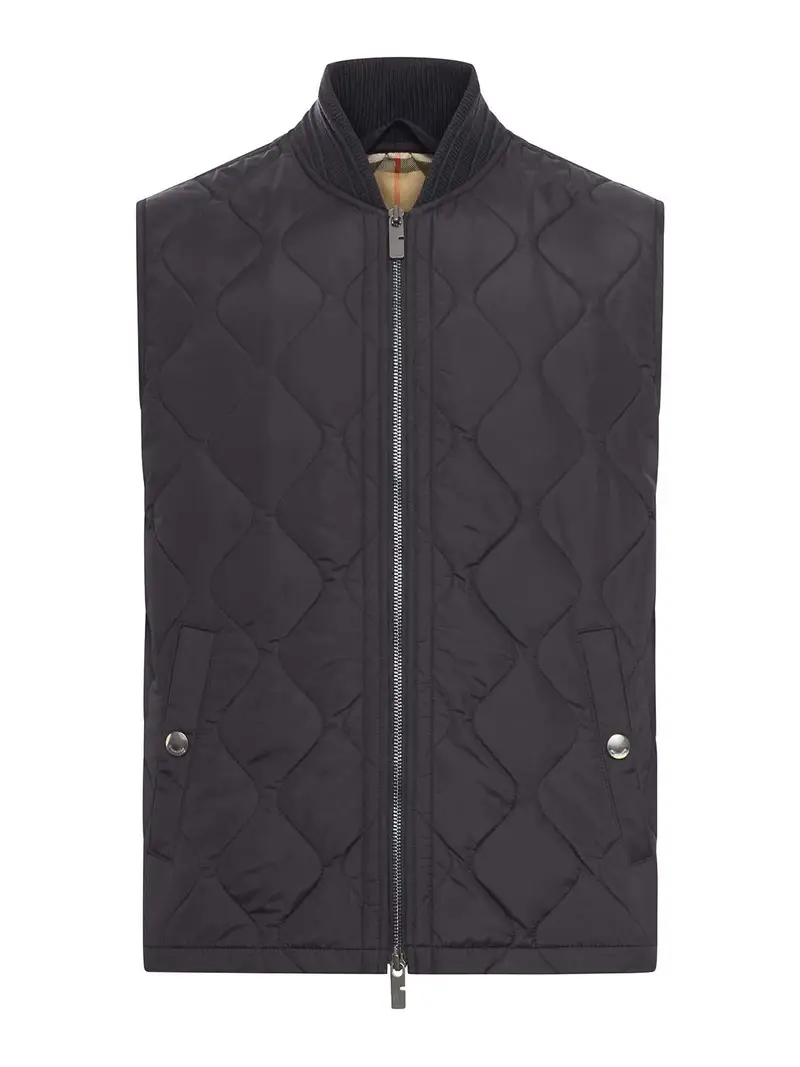 Burberry Gilet Nero 3445034