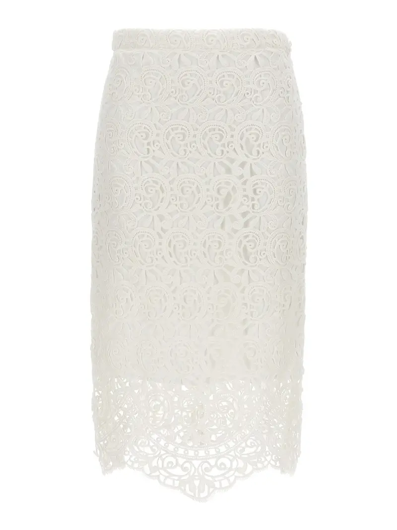 Gonna in pizzo Bianco