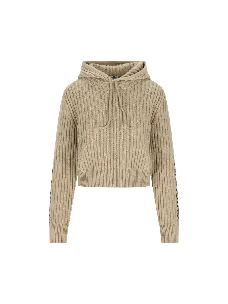 Maglia In Cashmere E Lana BEIGE