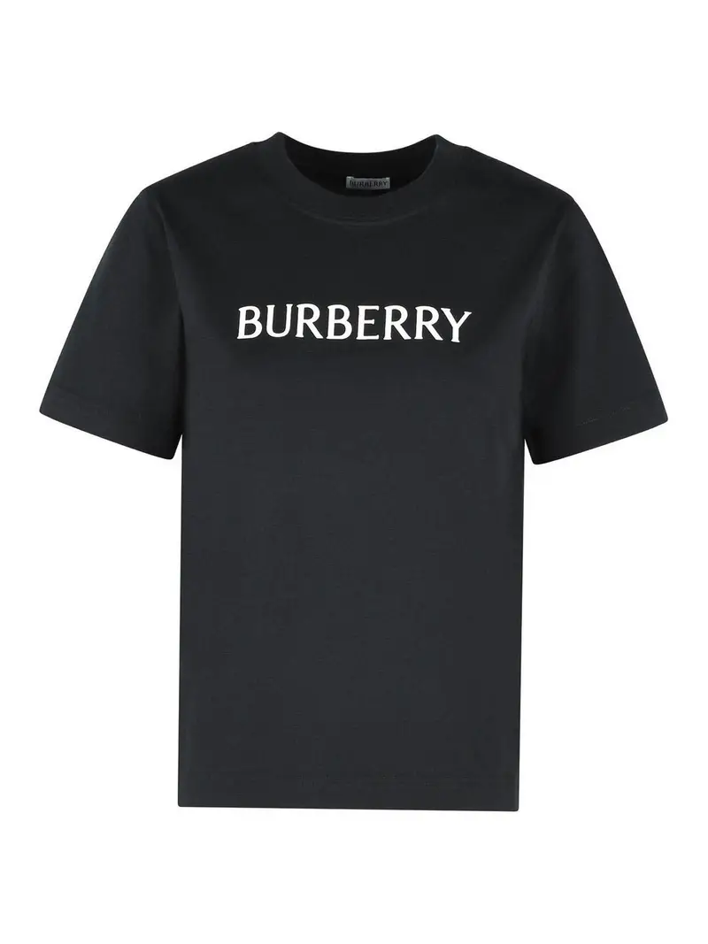 Burberry Maglietta Frankie in cotone nero