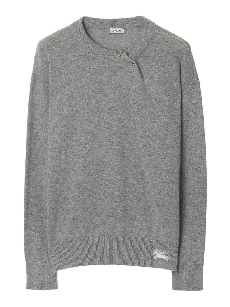 Maglione Girocollo Grigio