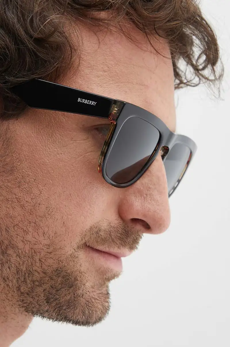 Burberry Occhiali da sole Uomo Nero 3625253 miniatura 2