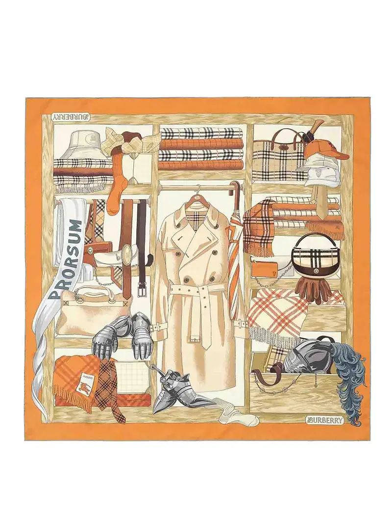 Orange Wardrobe Foulard Arancione