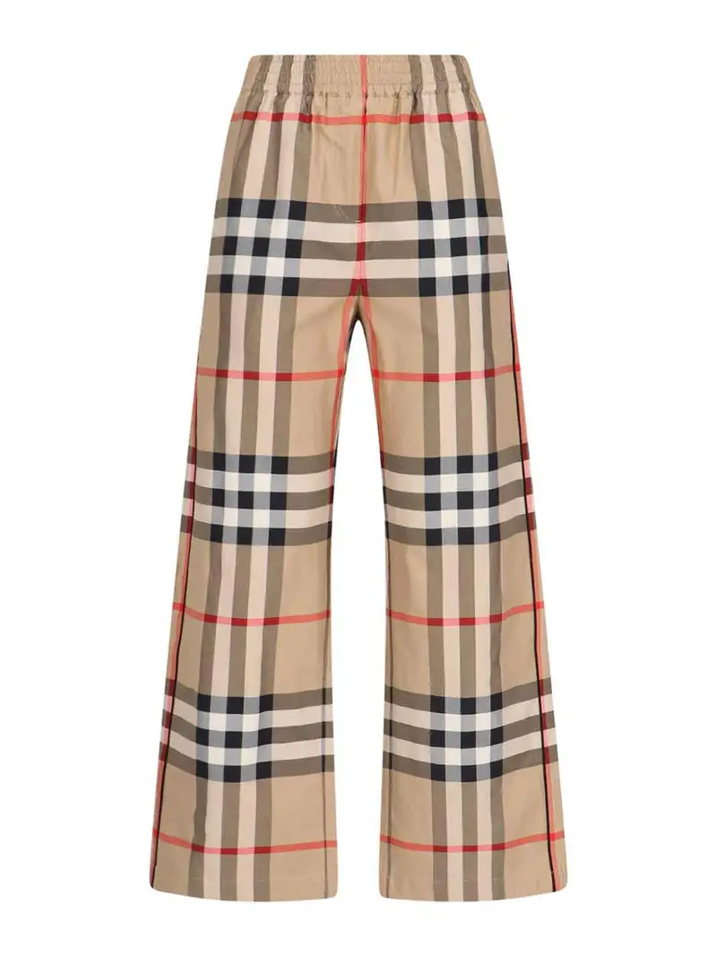 Pantaloni Ampi Beige